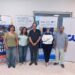 Representatives of the WaterMellon and FUSION projects pose for a group photo during a coordination meeting at the ICU office in Baabda, Lebanon, on 5 August 2026.